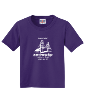 Kids Mackinac Bridge Walk White Spot Bridge