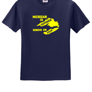 Michigan is Superior Ohio is Erie