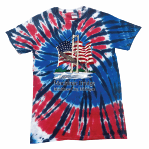 Mackinac Bridge American Flag