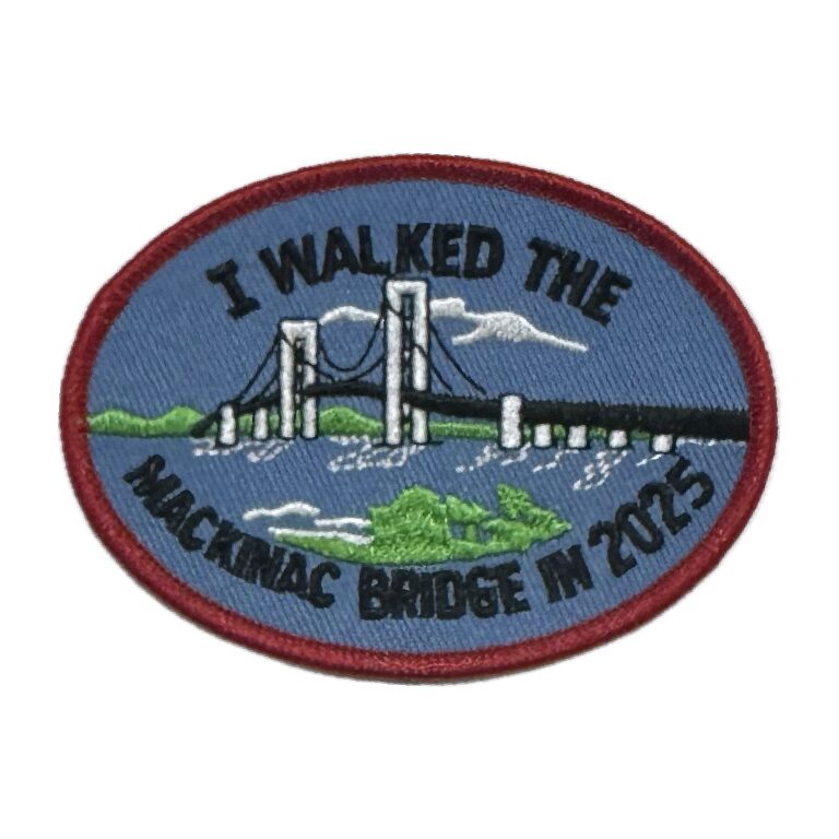 Labor Day Bridge Walk Oval Patch 2025