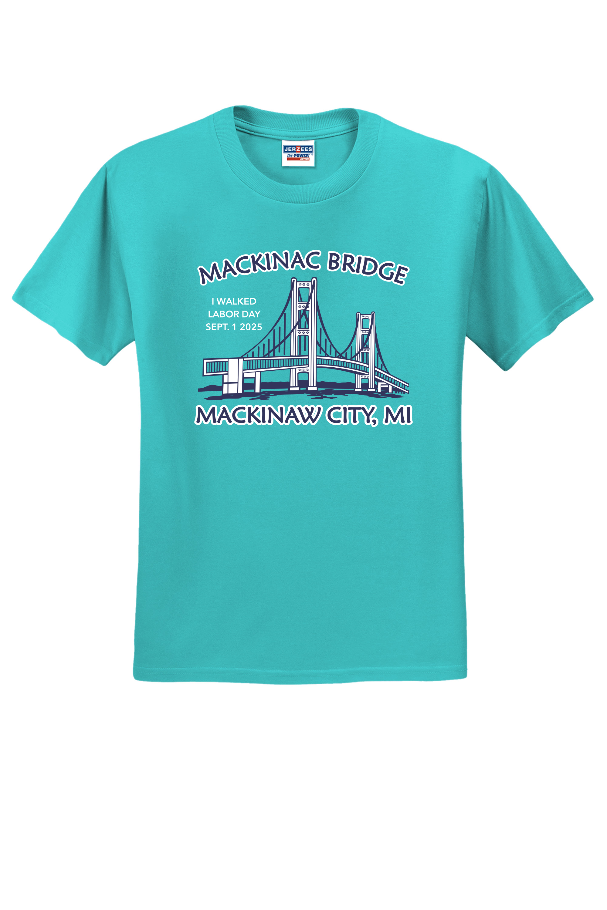 Mackinac Bridge Walk 2 Color Bridge 2025