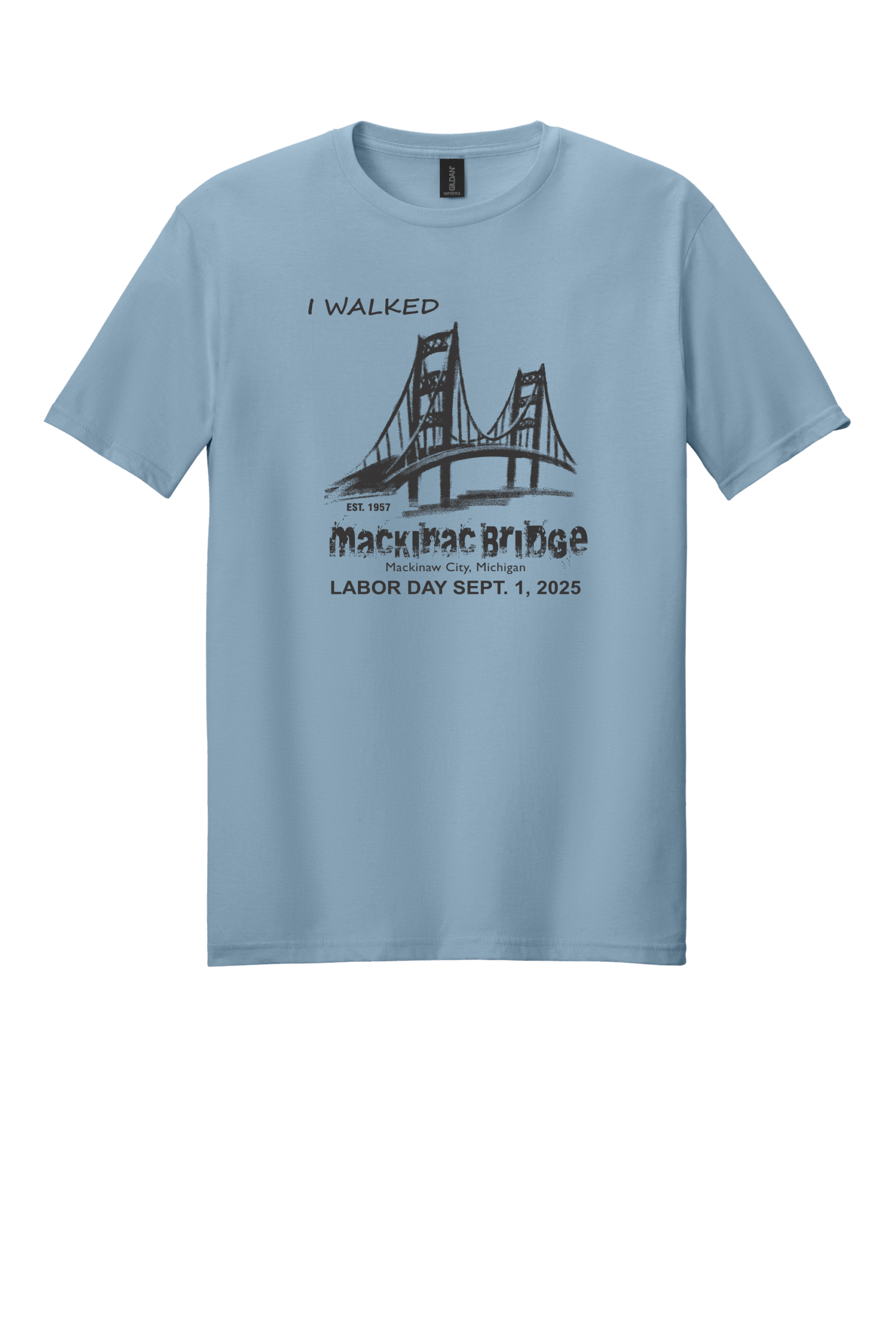 Mackinac Bridge Walk Spot Bridge Black 2025