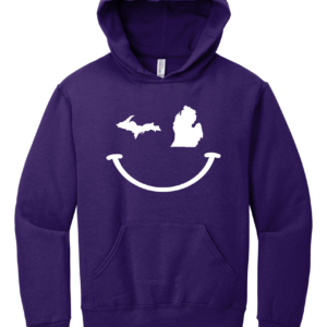 Michigan Smiley Face Hoodie