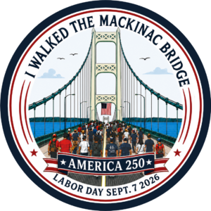 Labor Day Bridge Walk Sticker 2026
