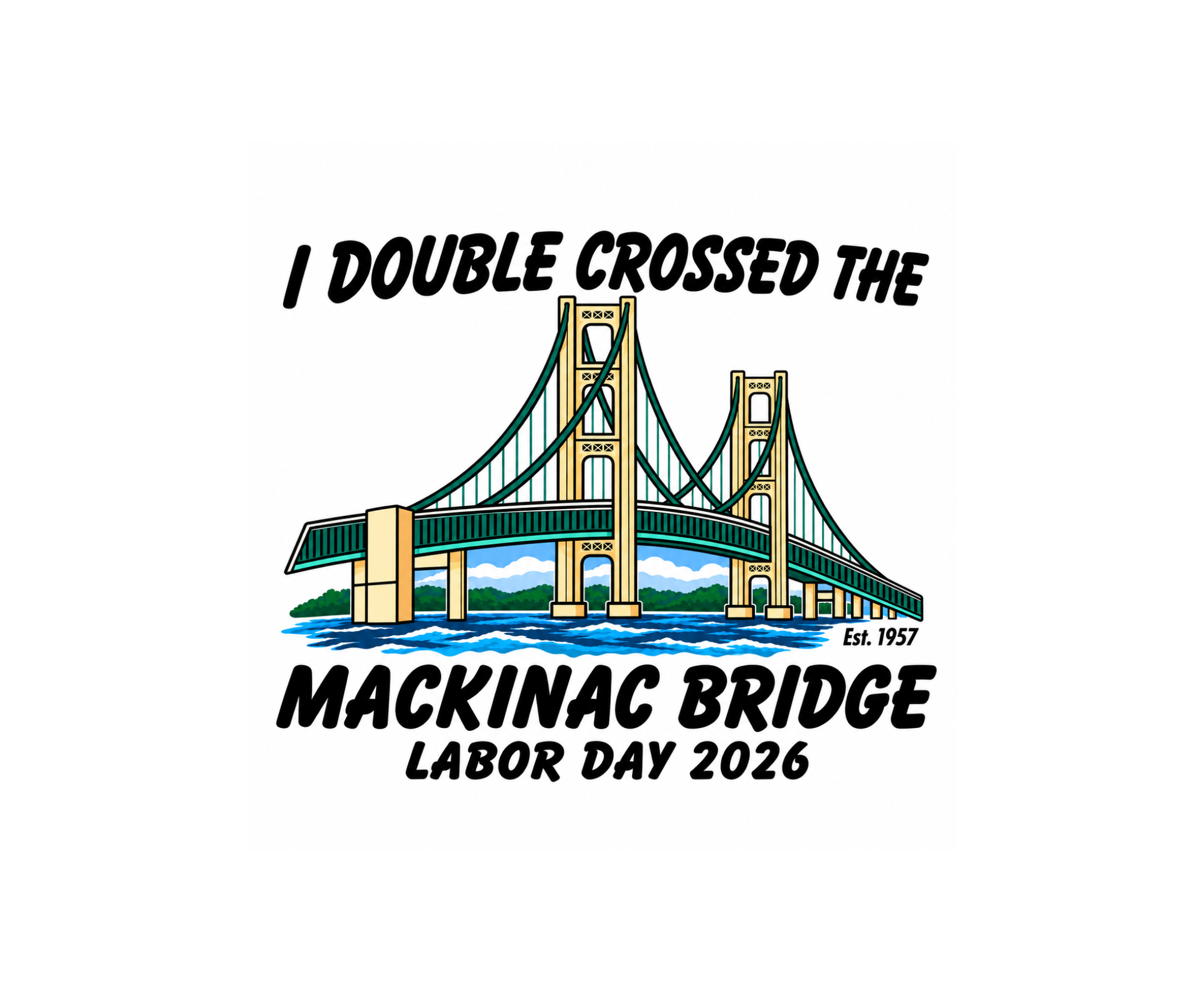 Double Crosser Bridge Walk Sticker 2026