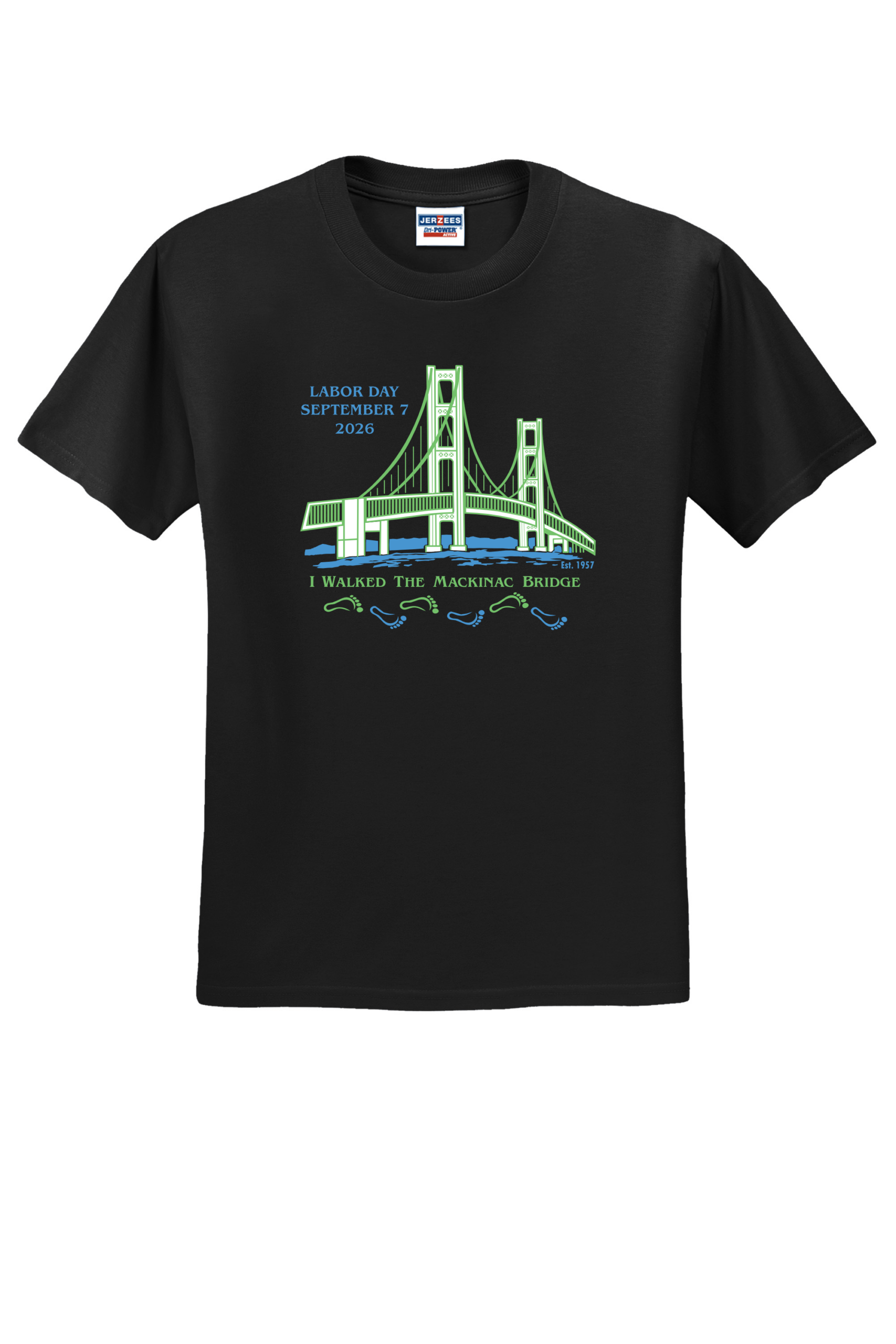 Mackinac Bridge Walk Foot Prints 2026