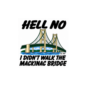 Hell No Bridge Walk Sticker 2026