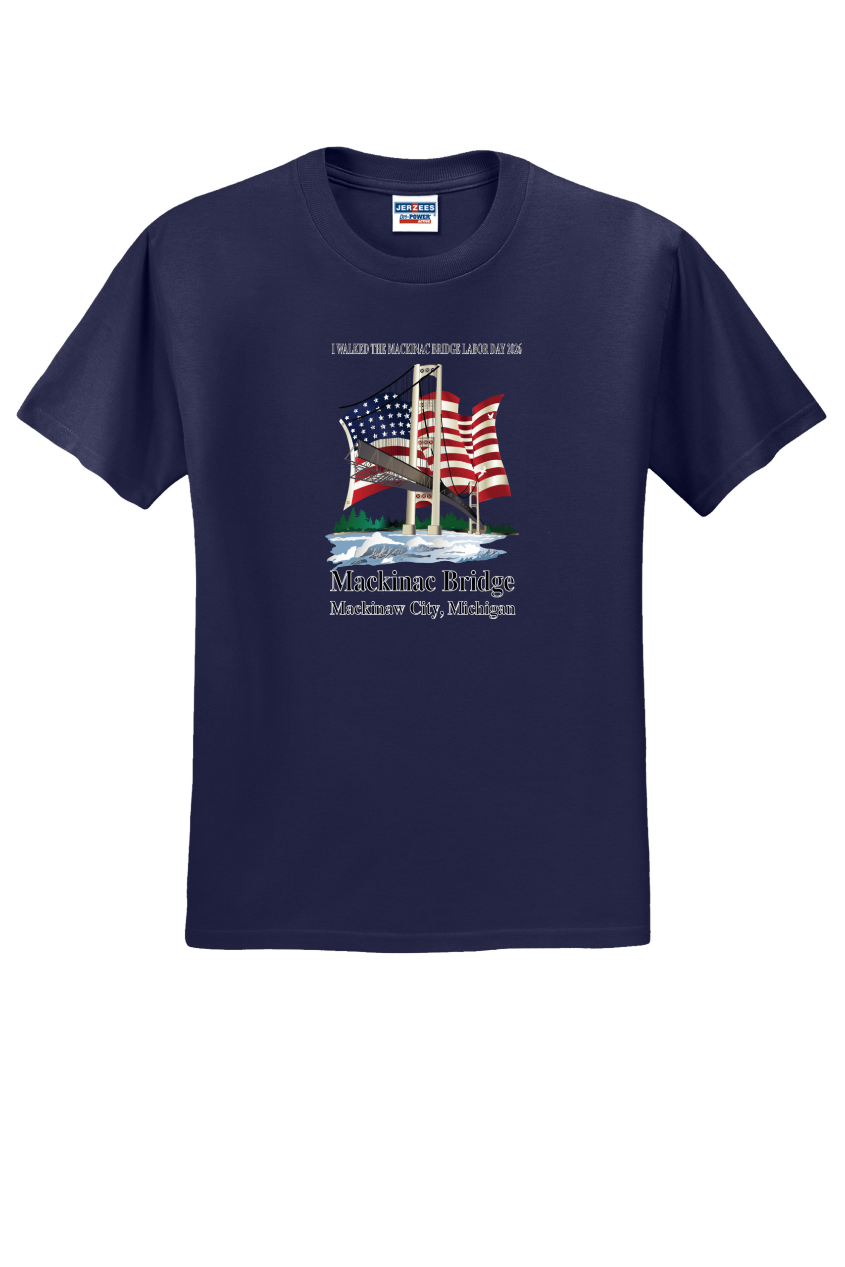 Mackinac Bridge Walk Flag Bridge 2026
